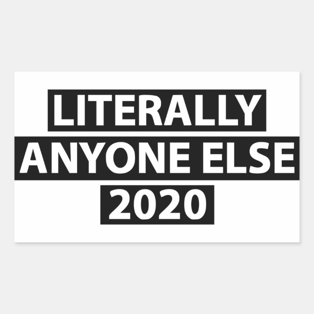 Literally Anyone Else 2020 Sticker (Front)
