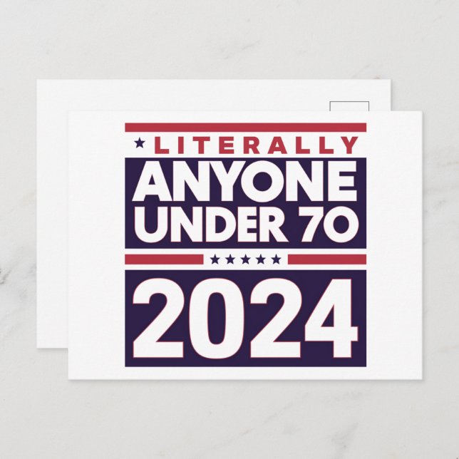 Literally Anyone Else 2024 President USA Election  Postcard (Front/Back)