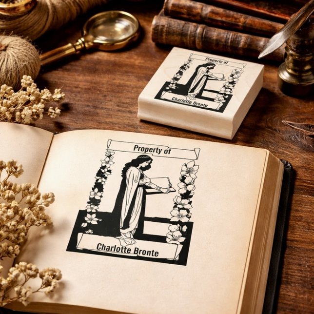 Literary Bookplate Stamp (Creator Uploaded)