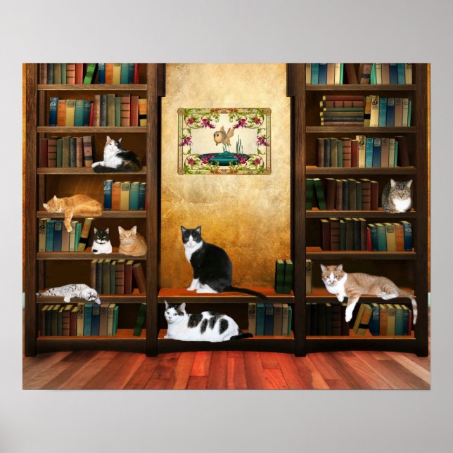 Literary cats poster (Front)