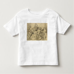 Literary Characters Assembled Around the Medallion Toddler T-Shirt