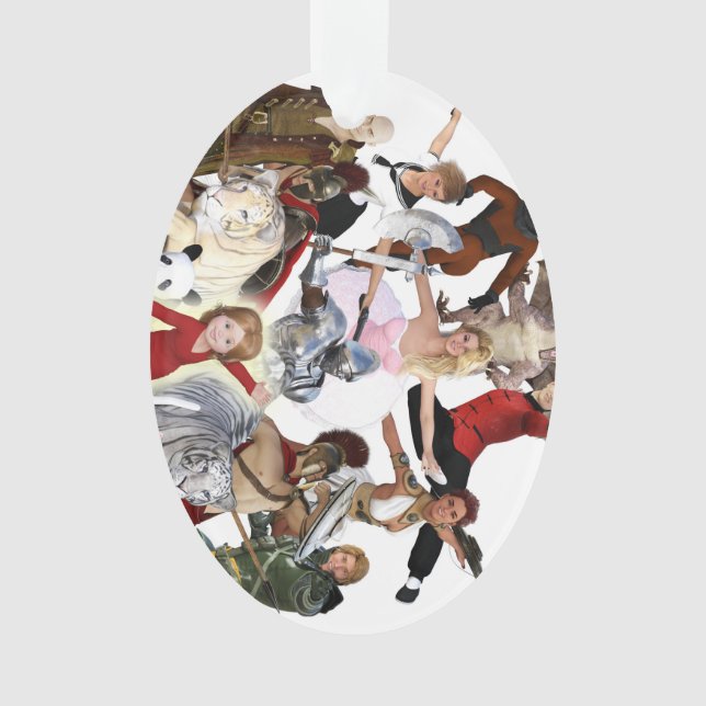 Literary Classics and Fictional Characters Dreamed Ornament (Front)