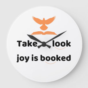 Literary Gifts for Book Lovers Large Clock