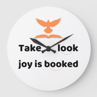 Literary Gifts for Book Lovers Large Clock