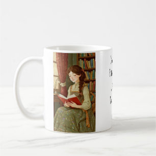 Literary Girl Personalised Mug