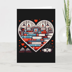 Literary Love Valentine's For The Book Enthusiast  Card