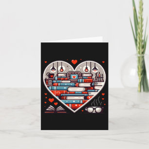 Literary Love Valentine's For The Book Enthusiast  Card