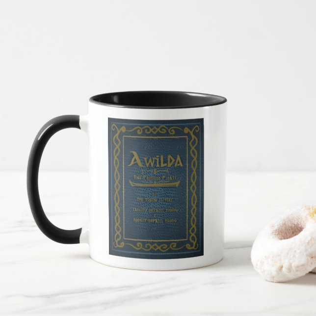 Literary Merch Mug 'Awilda' (With Donut)