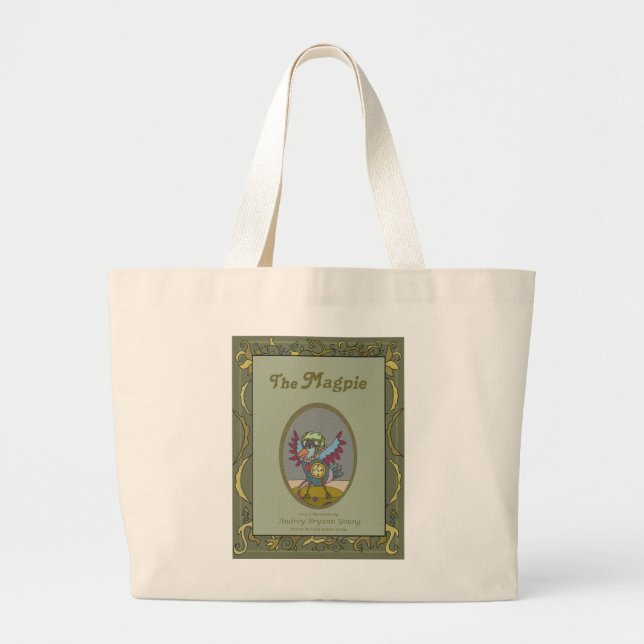 Literary Merch Tote Bag 'The Magpie' (Front)