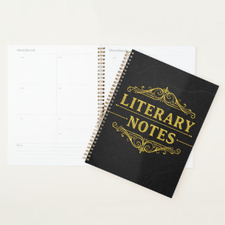 Literary Notes – Dark Academia Planner