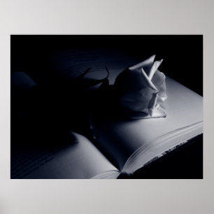 Literary Rose Poster