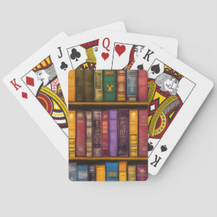 Literary Treasures - Classic Old Books Playing Cards