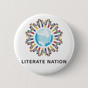 Literate Nation Button