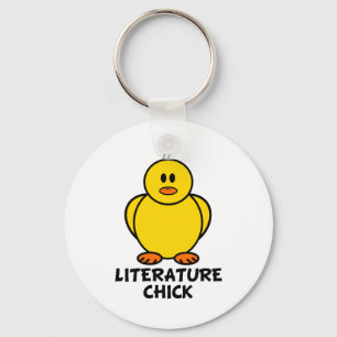 Literature Chick Key Ring