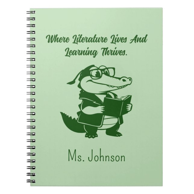 Literature & Learning Thrives Educator Design Notebook (Front)