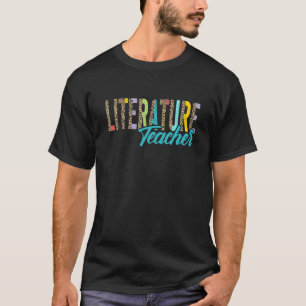 Literature Teacher Leopard T-Shirt