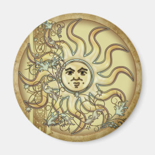 Litha Sun Celtic Style Design Magnets