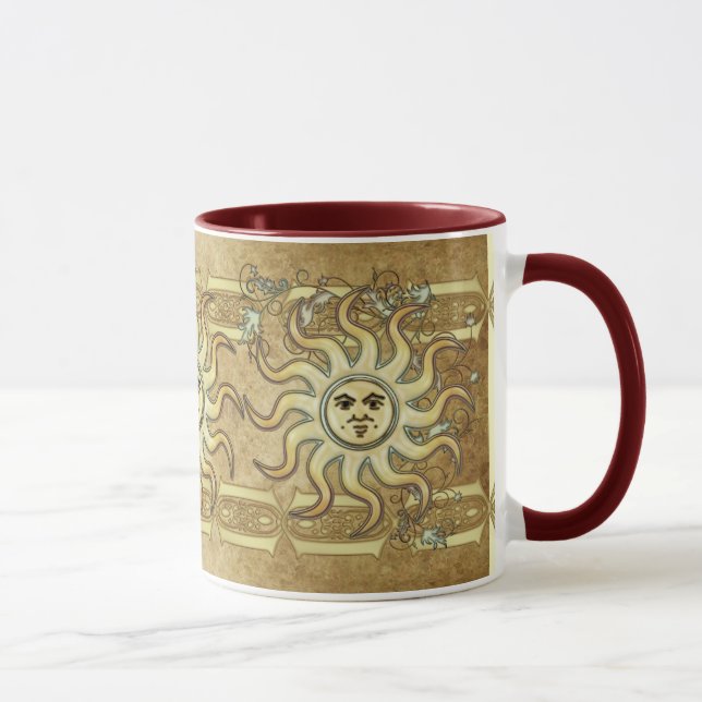 Litha Sun Design Drinkware Mug (Right)