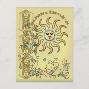 Litha Sun Postcard
