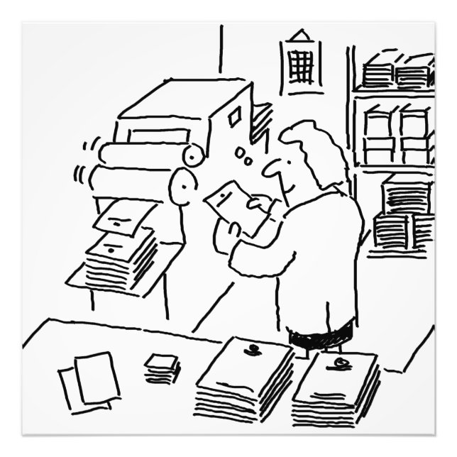 Litho Printer Printworks Business Photo Print (Front)