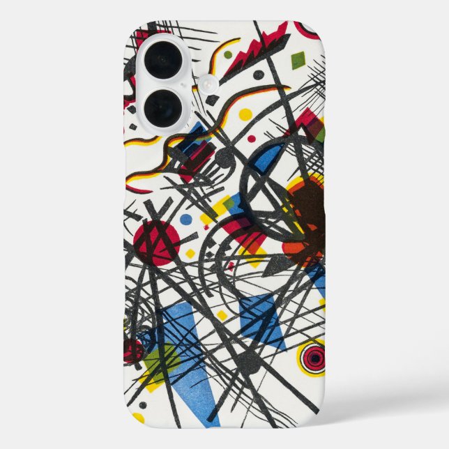 Lithograph for Vierte Bauhausmappe by Kandinsky Case-Mate iPhone Case (Back)