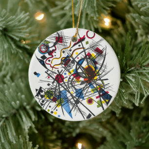 Lithograph for Vierte Bauhausmappe by Kandinsky Ceramic Ornament