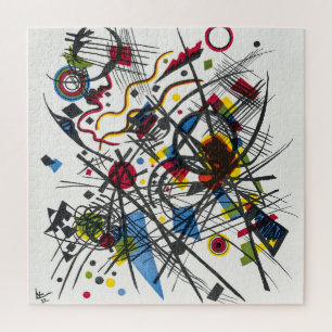 Lithograph for Vierte Bauhausmappe by Kandinsky Jigsaw Puzzle