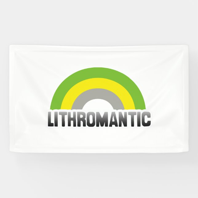Lithromantic Pride Banner (Horizontal)
