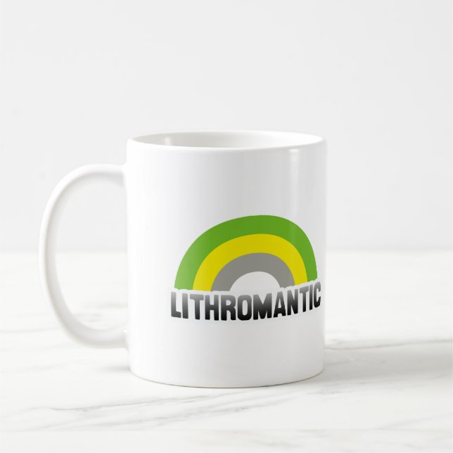 Lithromantic Pride Coffee Mug (Left)