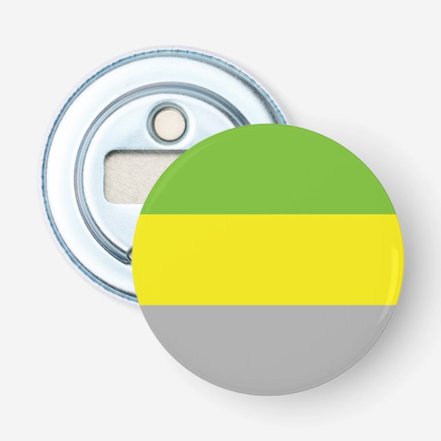Lithromantic Pride Flag Bottle Opener (Front)