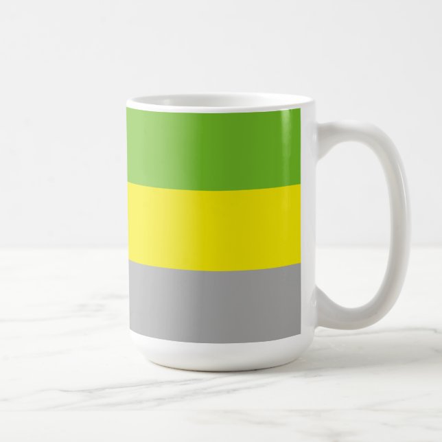 Lithromantic Pride Flag Coffee Mug (Right)