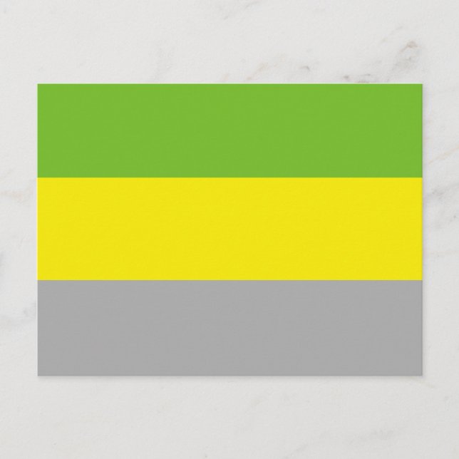 Lithromantic Pride Flag Postcard (Front)