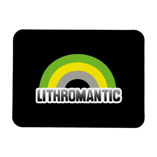 Lithromantic Pride Magnet (Horizontal)