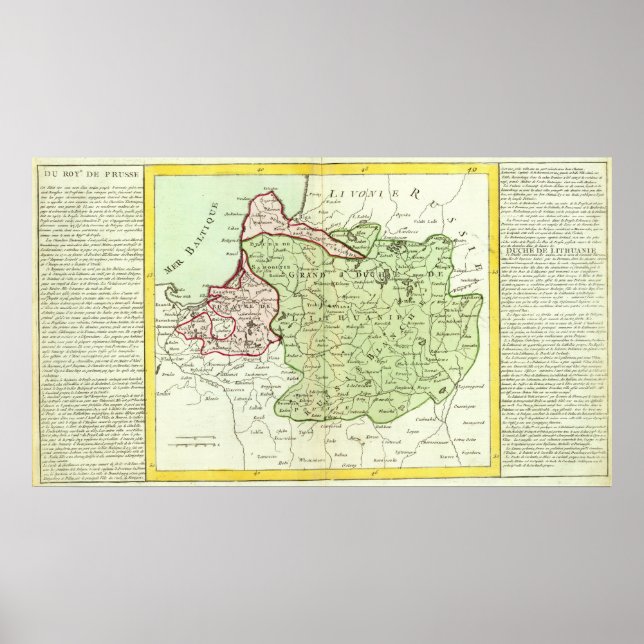 Lithuania, Belarus Poster (Front)