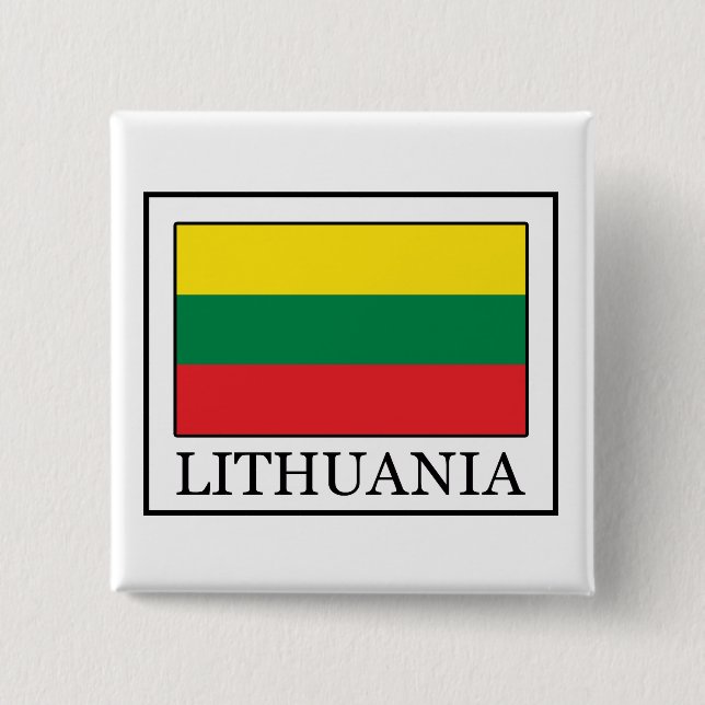 Lithuania button (Front)