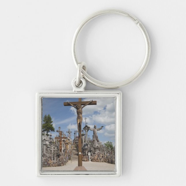 Lithuania, Central Lithuania, Siauliai, Hill 4 Key Ring (Front)