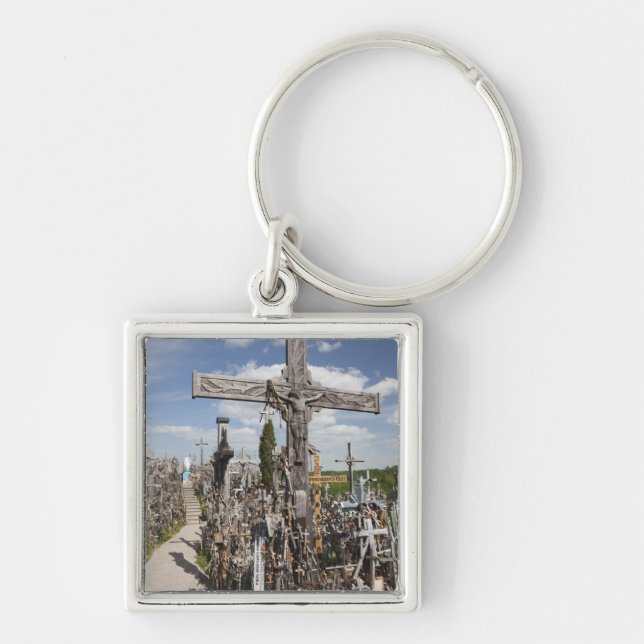 Lithuania, Central Lithuania, Siauliai, Hill 5 Key Ring (Front)