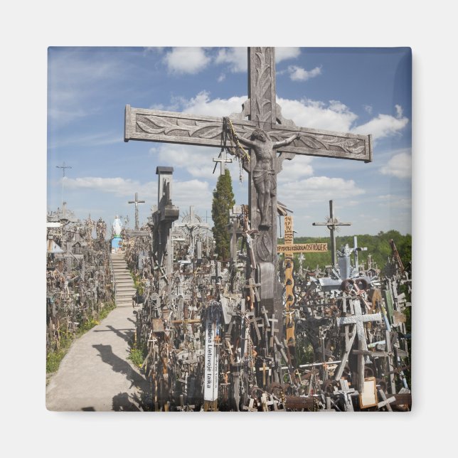 Lithuania, Central Lithuania, Siauliai, Hill 5 Magnet (Front)