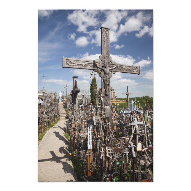 Lithuania, Central Lithuania, Siauliai, Hill 5 Photo Print (Front)