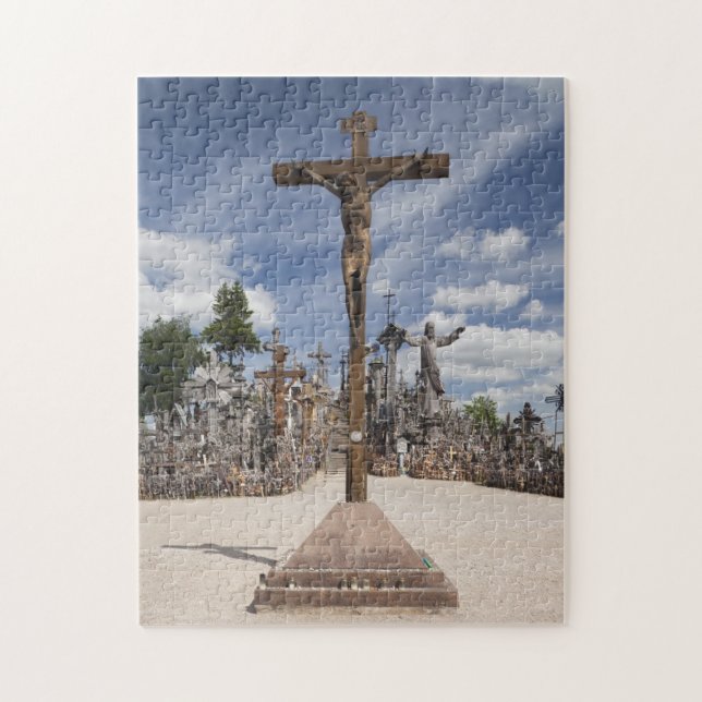 Lithuania, Central Lithuania, Siauliai, Hill 6 Jigsaw Puzzle (Vertical)