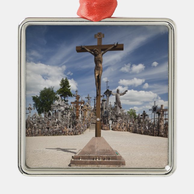 Lithuania, Central Lithuania, Siauliai, Hill 6 Metal Ornament (Front)