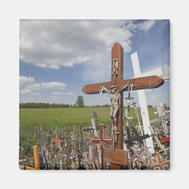 Lithuania, Central Lithuania, Siauliai, Hill Magnet (Front)