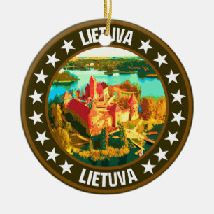 Lithuania ceramic ornament