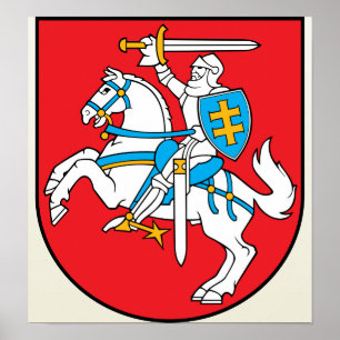 Lithuania Coat of Arms detail Poster