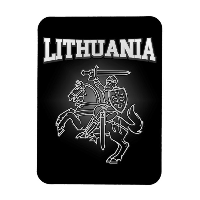 Lithuania Coat of Arms Magnet (Vertical)