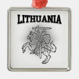 Lithuania Coat of Arms Metal Ornament