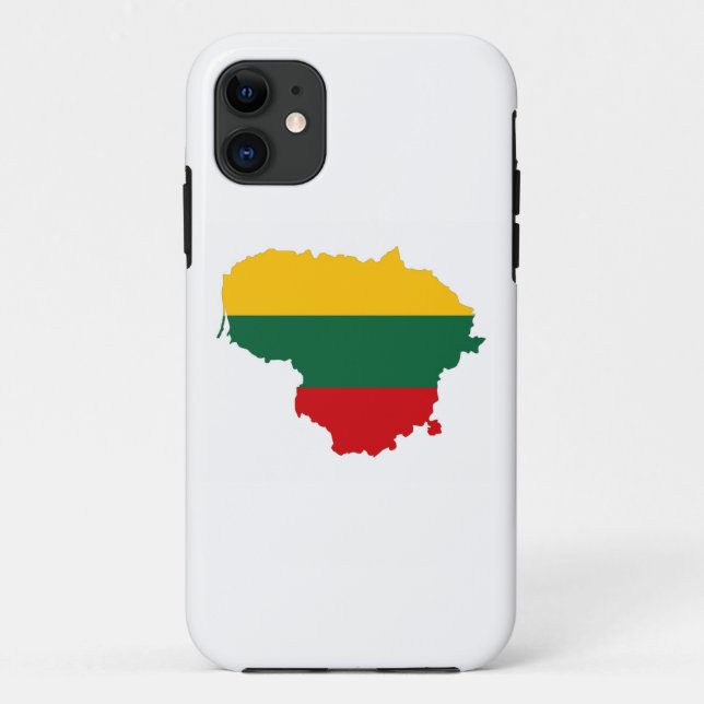 lithuania country flag map shape symbol Case-Mate iPhone case (Back)