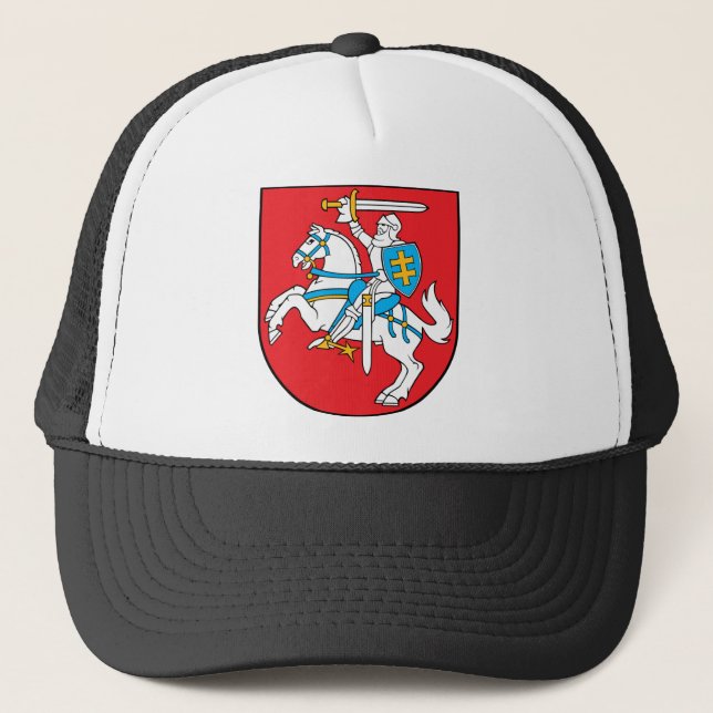 lithuania emblem trucker hat (Front)