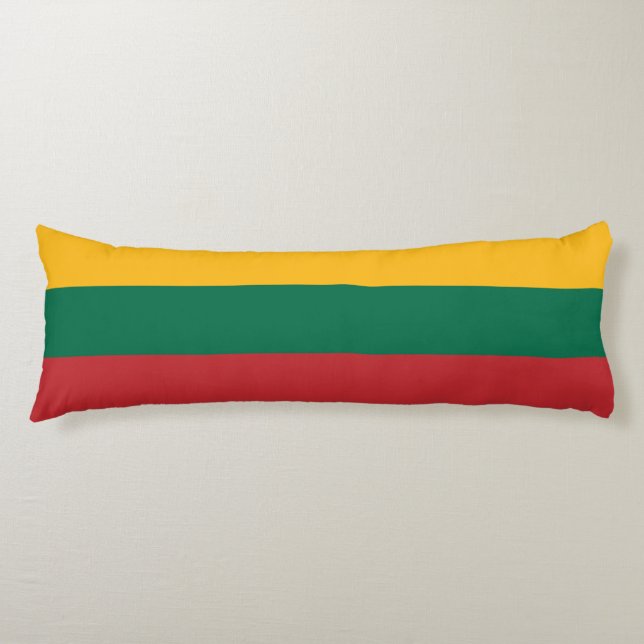 Lithuania Flag Body Cushion (Front)