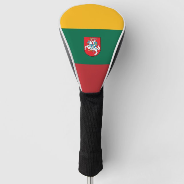 Lithuania flag-coat of arms  golf head cover (Front)